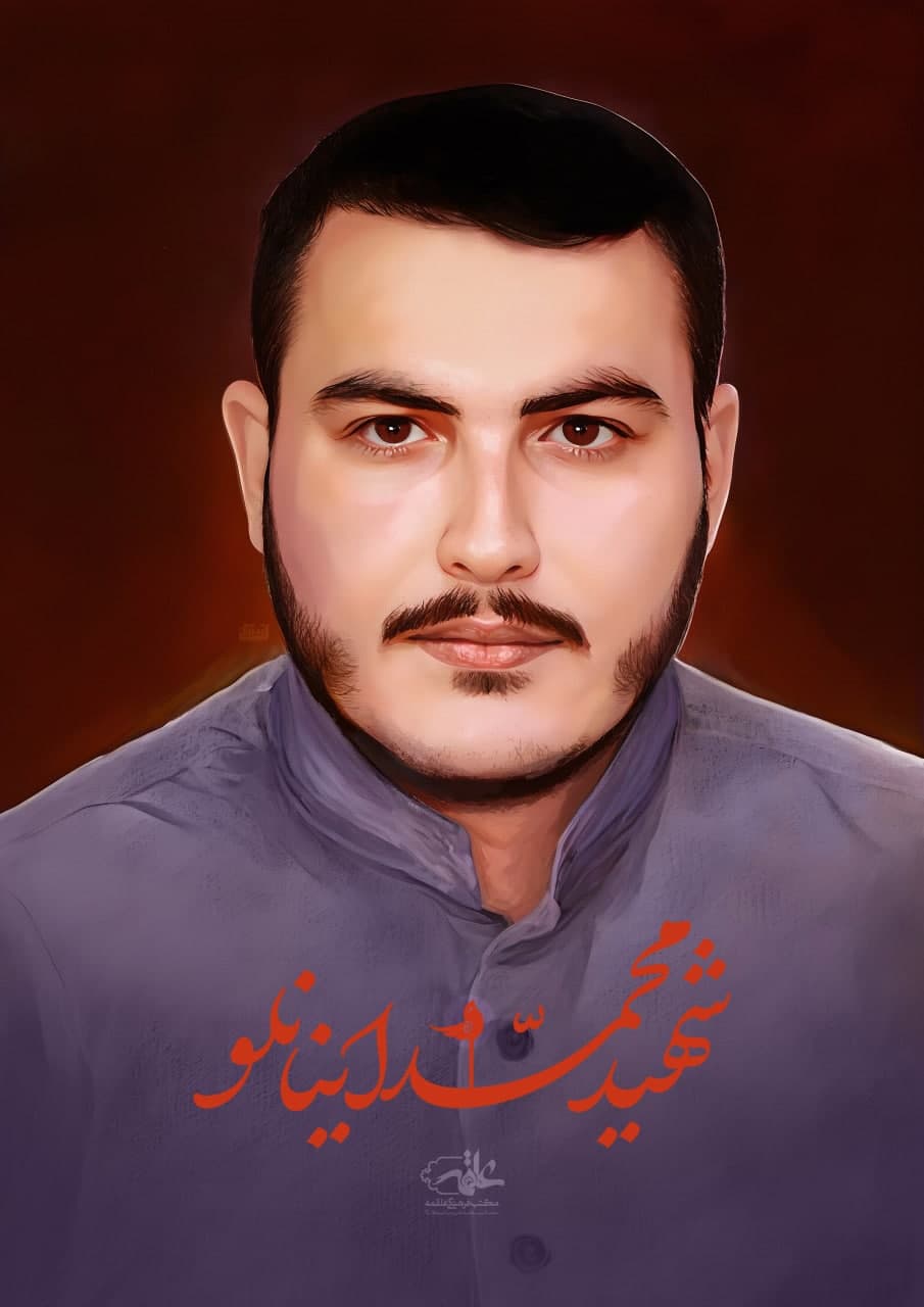 تصویرسازی چهره شهید محمد اینانلو